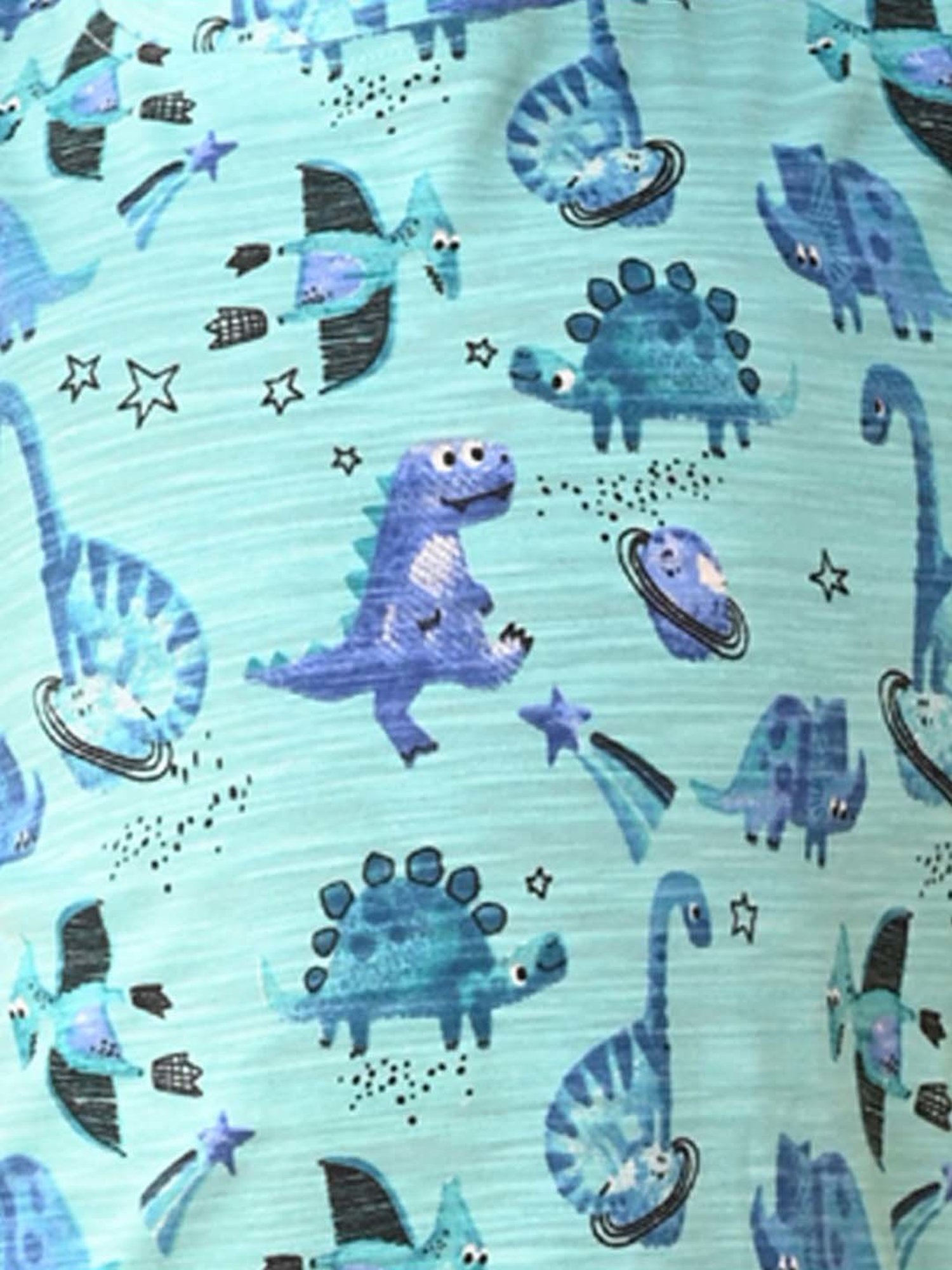 Anthrilo Kids Aqua Cotton Printed Full Sleeves T-Shirt & Trouser