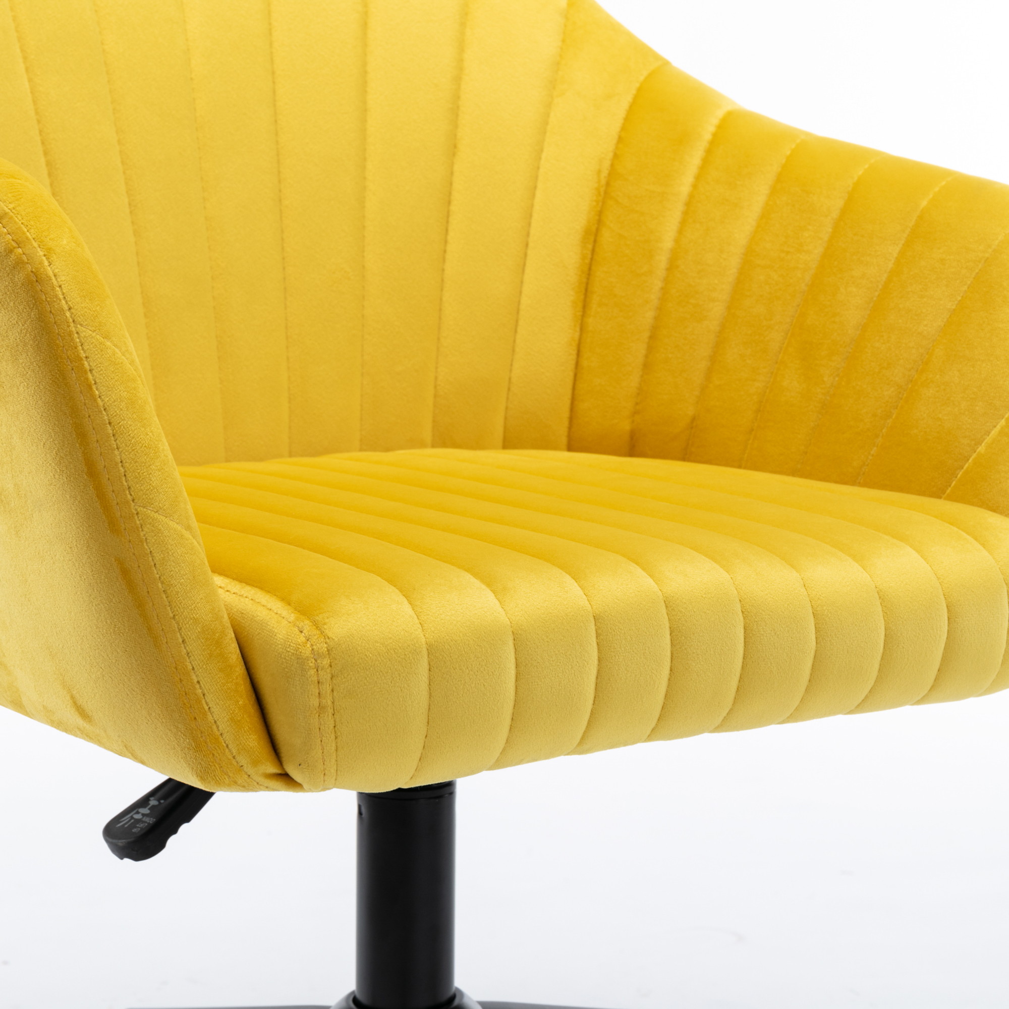 Home Office chair with Middle back, Modern Design velvet chair with arms