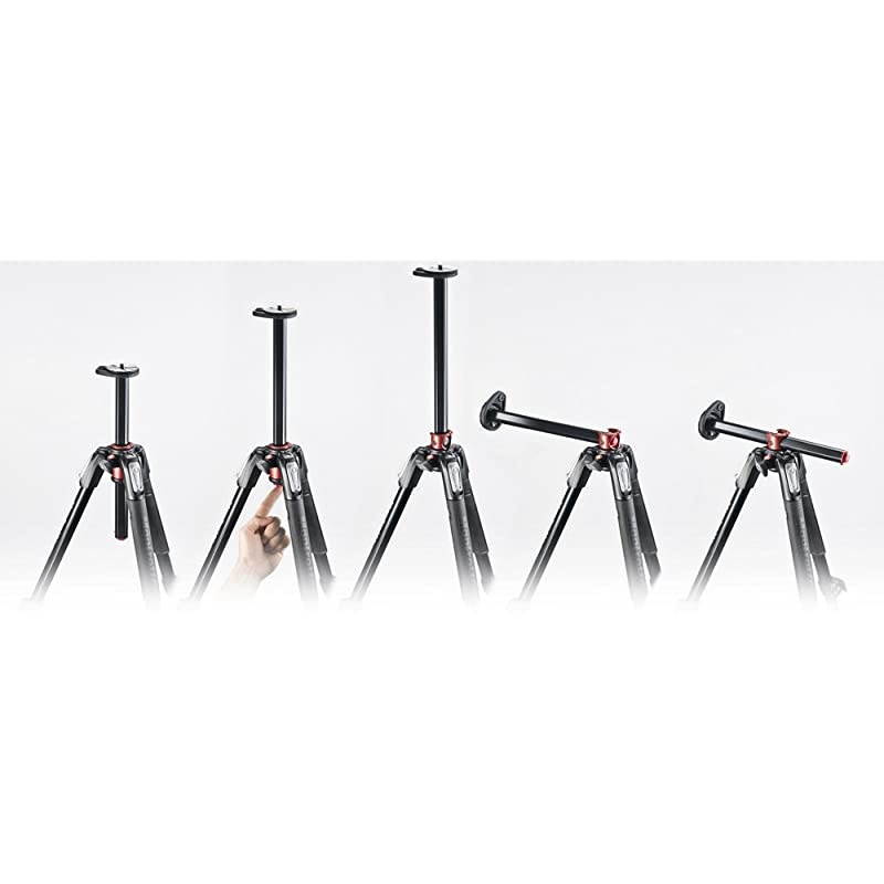 MT190XPRO3 Aluminum 3-Section Tripod ,Black