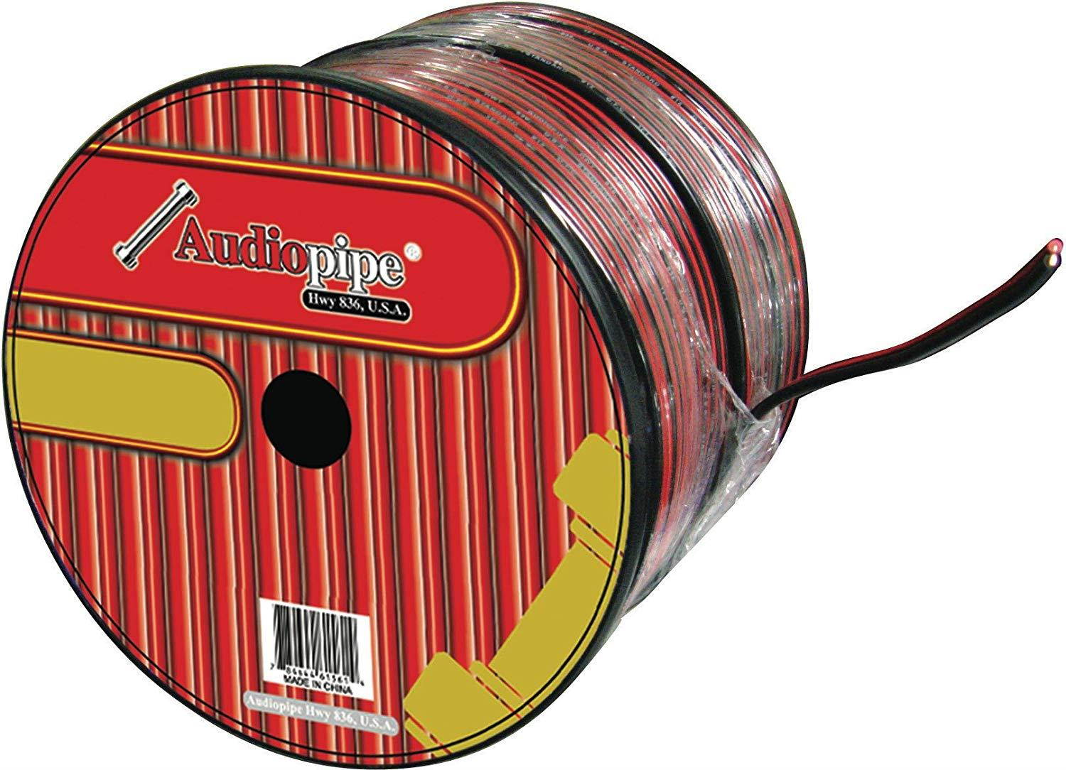 Nippon SPEAKER CABLE 12GA. 500' AUDIOPIPE;RED + BLACK