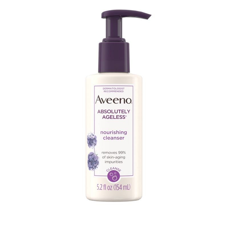 Aveeno Absolutely Ageless Facial Nourishing Anti-Aging Cleanser - 5.2 fl oz