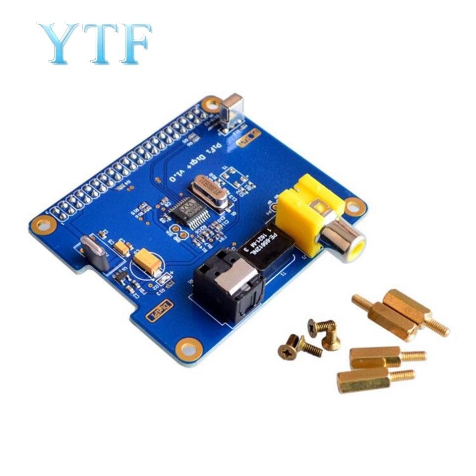 Compatible Raspberry Pi 3/2 Replacement HIFI DiGi+ Digital Sound Card I2S SPDIF