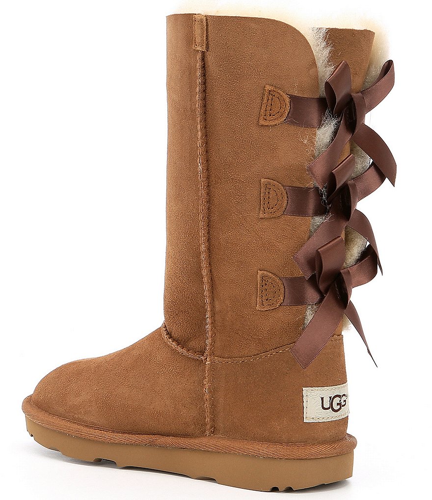 UGG&reg; Girls' Bailey Bow Suede Tall II Boots (Youth)