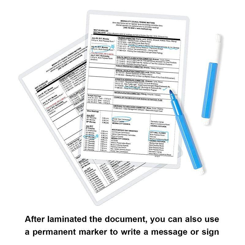 Hot Thermal Laminating Pouches 5 mil 11.5x17.5 Inches for Seal 11x17 Photos 50 Sheets