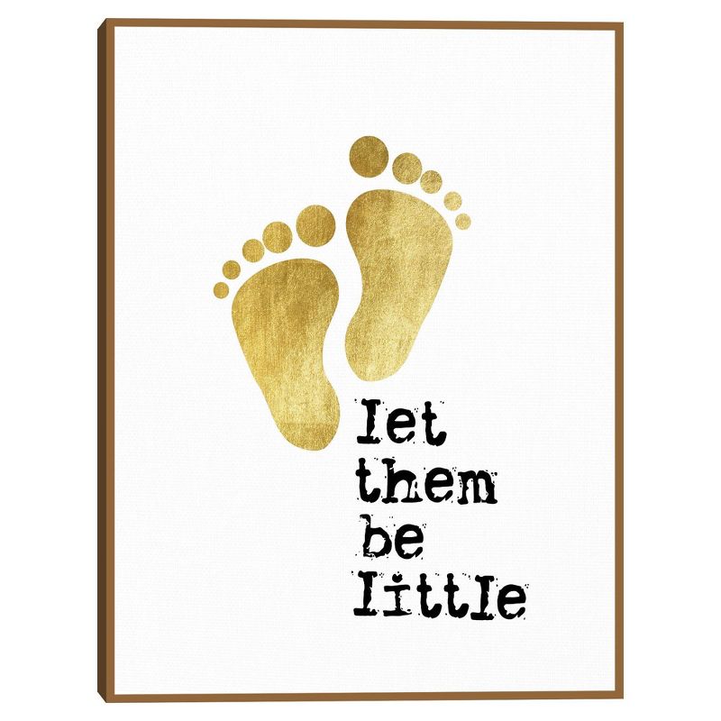 18" x 24" Let Them Be Little by Nikki Chu Framed Canvas Art Print - Masterpiece Art Gallery