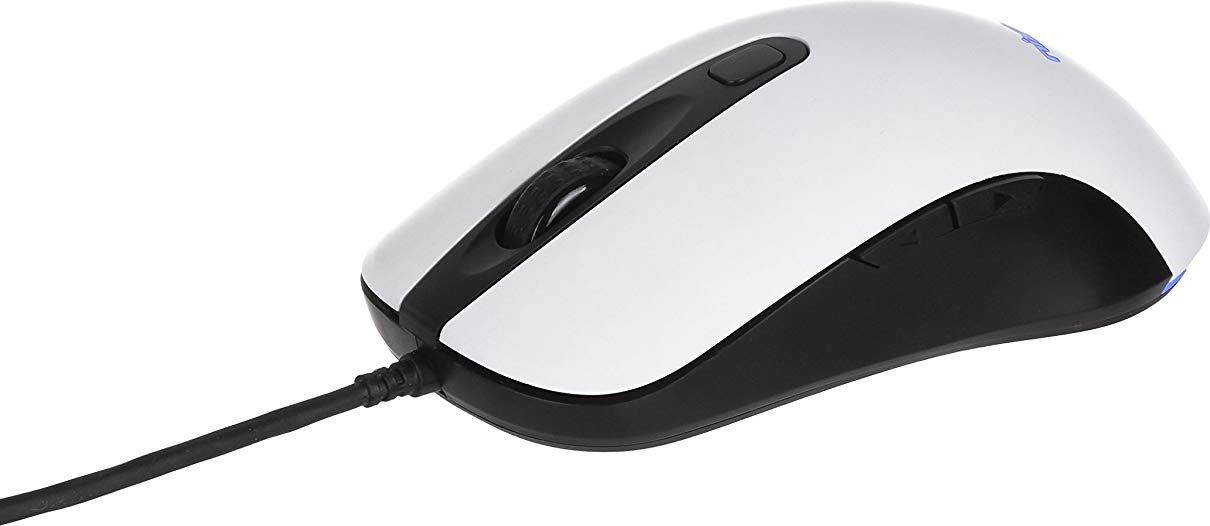Nixeus REVEL REV-MW17 Gaming Mouse 12000 DPI Optical Gaming Sensor (Matte White)