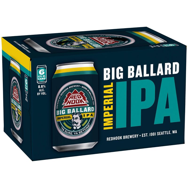 Redhook Big Ballard Imperial IPA Beer - 6pk/12 fl oz Cans