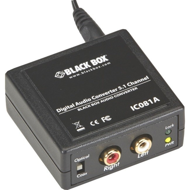 DIGITAL AUDIO CONVERTER - 5.1 CHANNEL, GSA, TAA, 45 DAY STANDARD RETURN POLICY