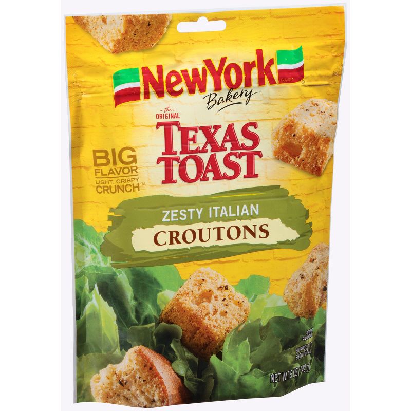 New York Bakery Texas Toast Zesty Italian Croutons - 5oz