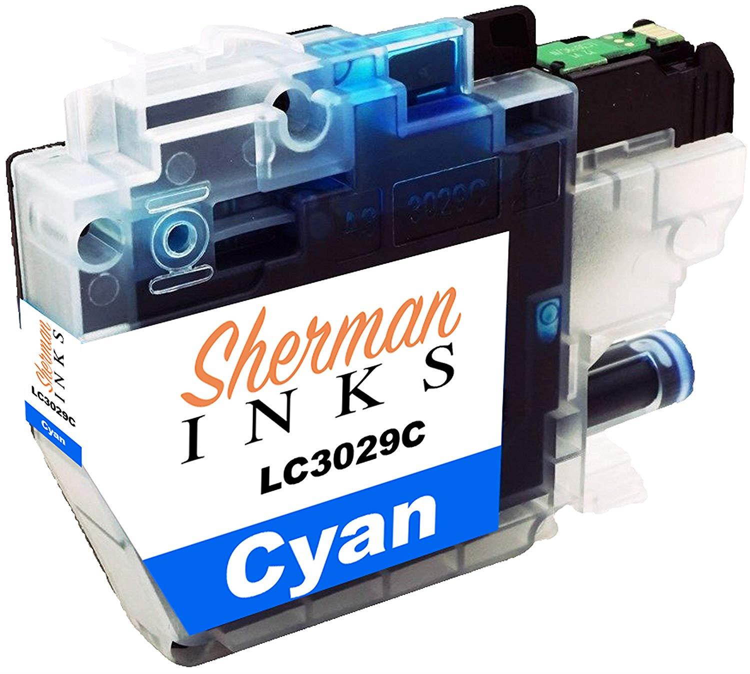Sherman Replacement Ink Cartridge 5 Pack LC3029 for Printer: Brother MFC-J5830DW MFC-J5830DWXL MFC-J5930DW MFC-J6535DW MFC-J6535DWXL MFC-J6935DW