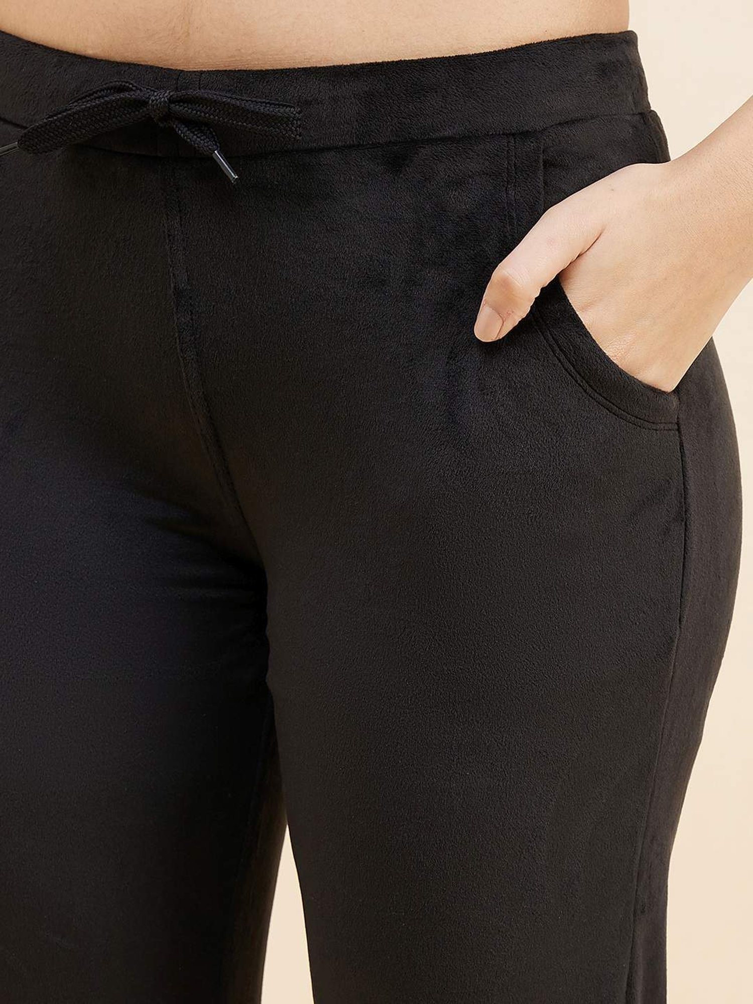 Sweet Dreams Black Printed Sports Sweatshirt Track Pants Set