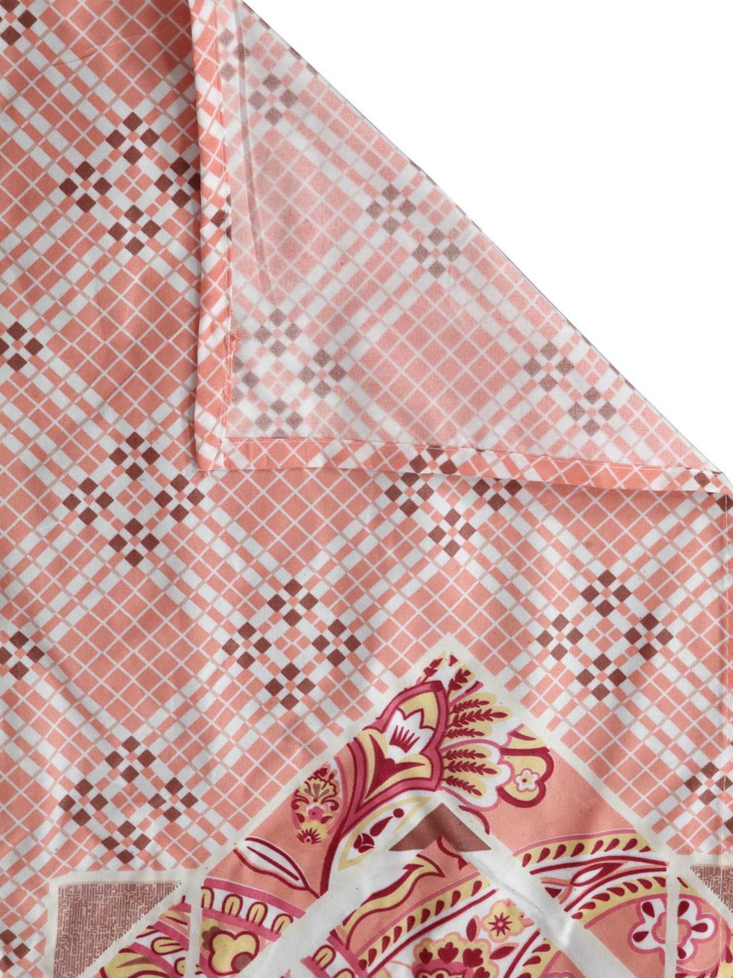 Romee Pink Cotton Ethnic Bed Sheets