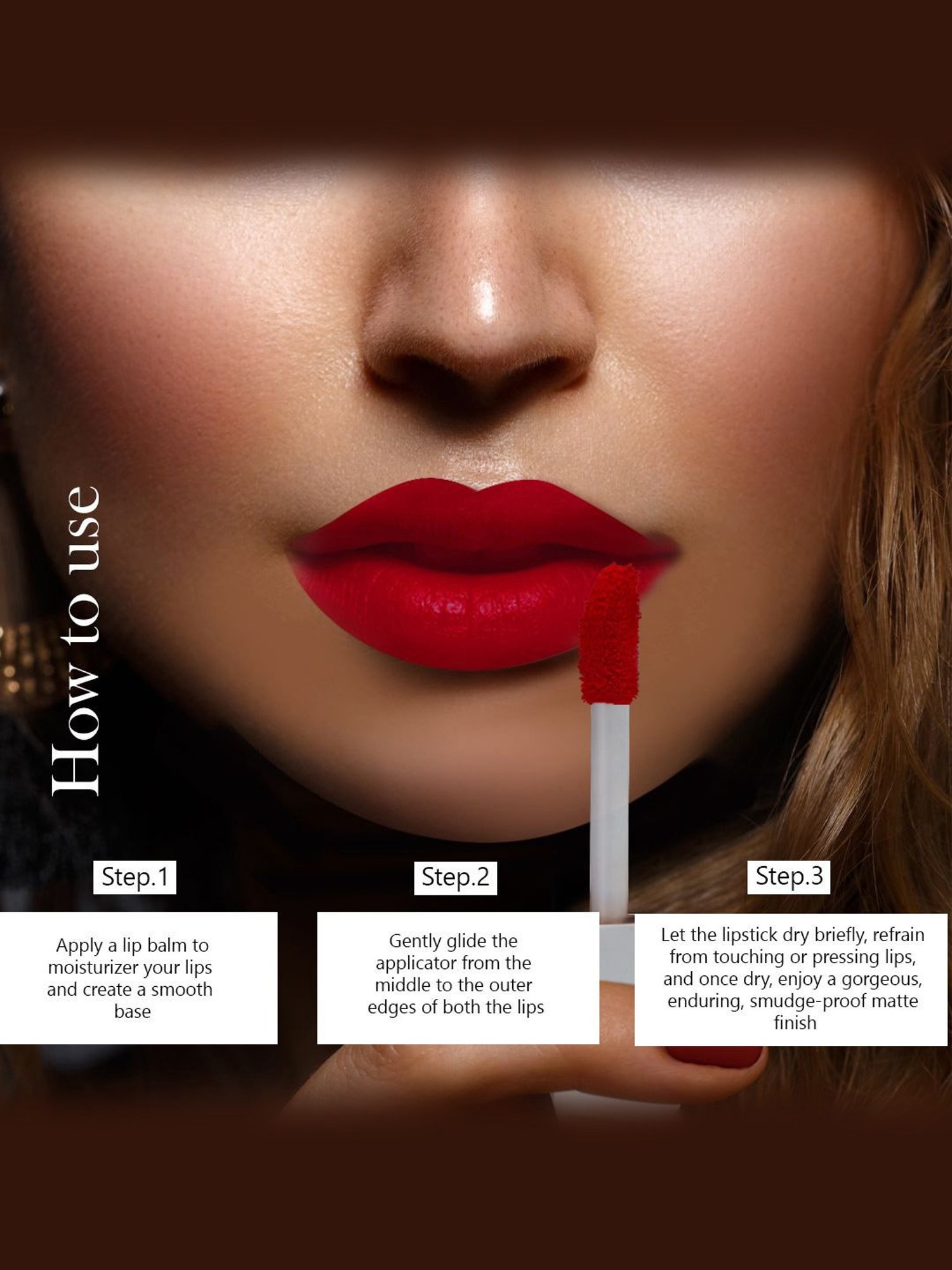 Glamveda Always On Matte Liquid Lipstick Mini Night Out-018 - 1.2 ml