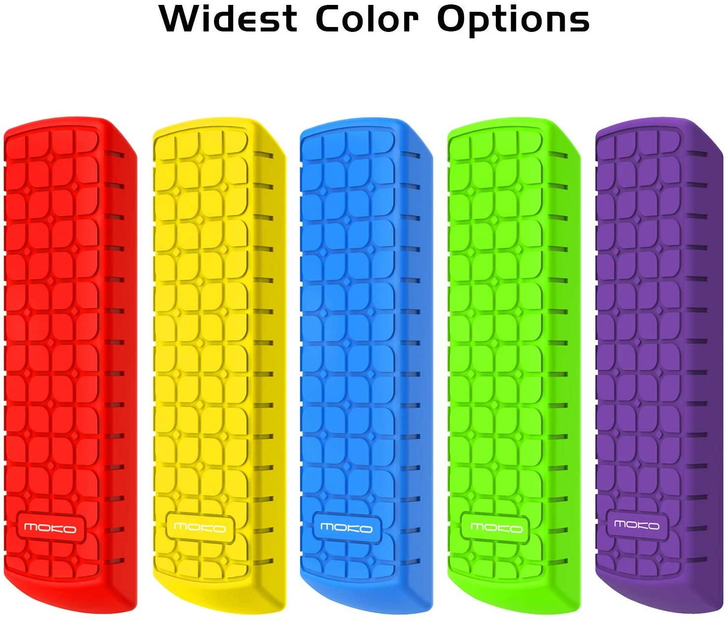 MoKo [2 Pack Protective Remote Case Fit with Fire TV Stick Lite 2020, Fire TV Stick 4K, Fire TV Cube, Fire TV (3rd Gen) with 5.6" Alexa Voice Remote (2nd Gen), [Anti-Slip] Shockproof Silicone Cover