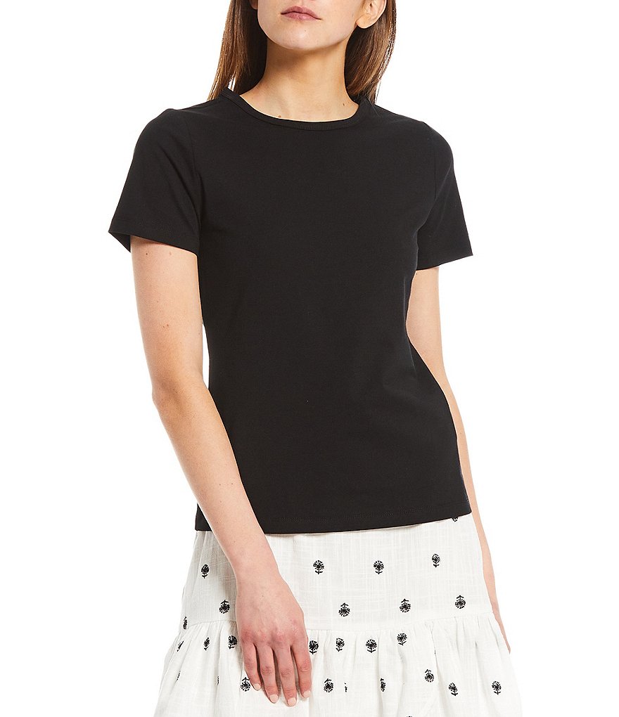 A Loves A Crew Neck Knit Tee