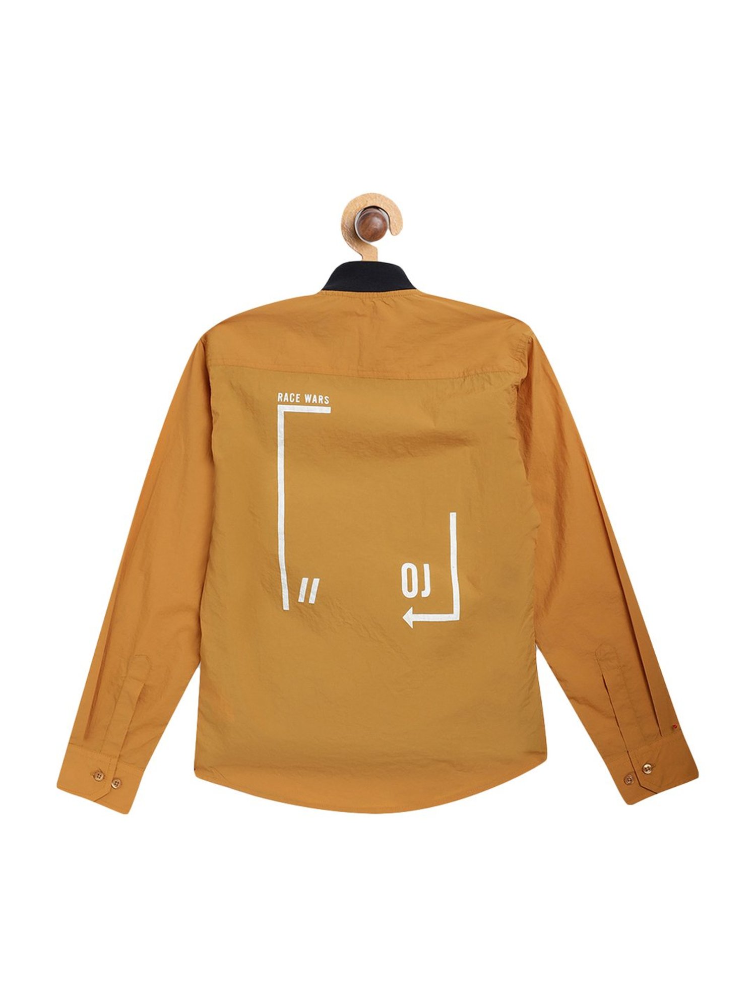 Octave Kids Mustard Cotton Shirt