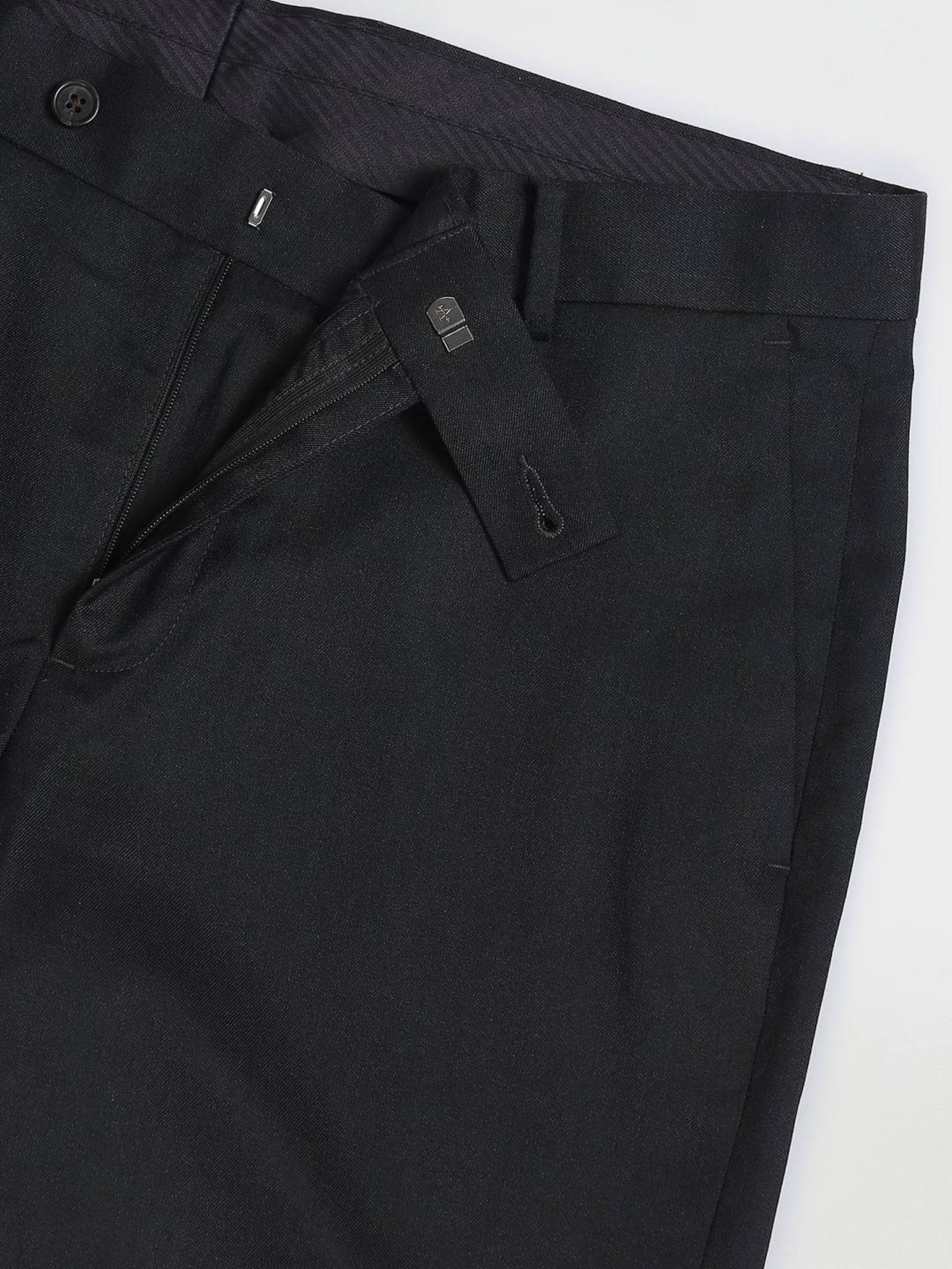 Arrow Z Black Regular Fit Trousers