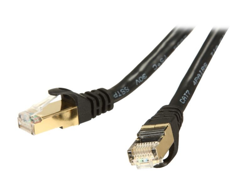 Rosewill RCW-3-CAT7-BK 3 ft. Twisted Pair (S/STP) Networking Cable