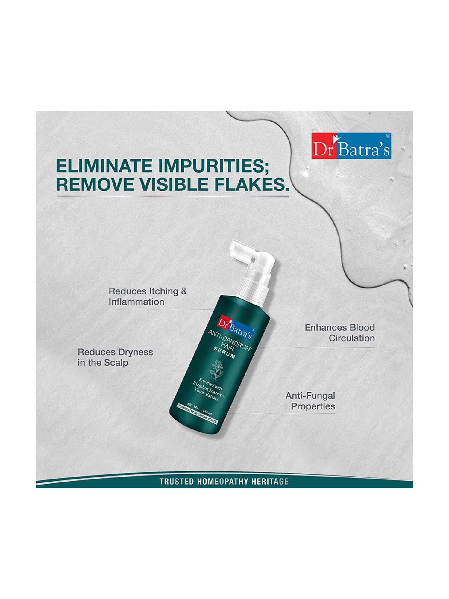 Dr. Batra's Anti Dandruff Hair Serum, Conditioner & Pro+ Intense Volume Shampoo