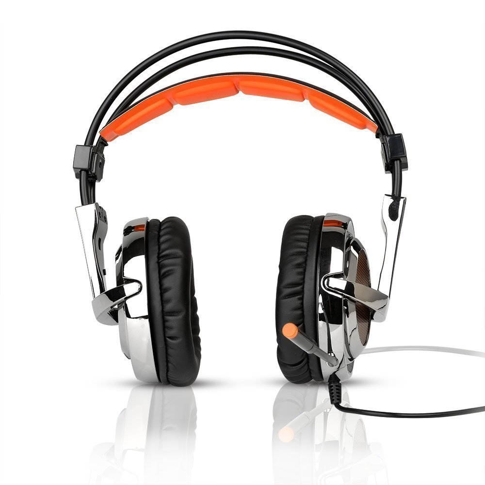 GW SADES SA928 Pro Surround Sound Stereo Wired PC Laptop Gaming Headset Over-Ear Headband Headphones with Microphone volume control for XBOX/PS3/PS4/PC/Mobile