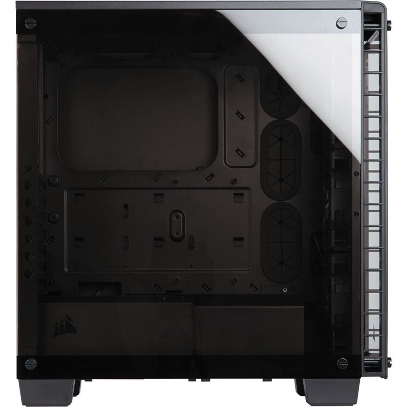 Fractal Design Node 202 Computer Case - Black - 2 x Bay - 1 x 450 W - Power Supply Installed - Mini ITX Motherboard Supported - 7.72 lb