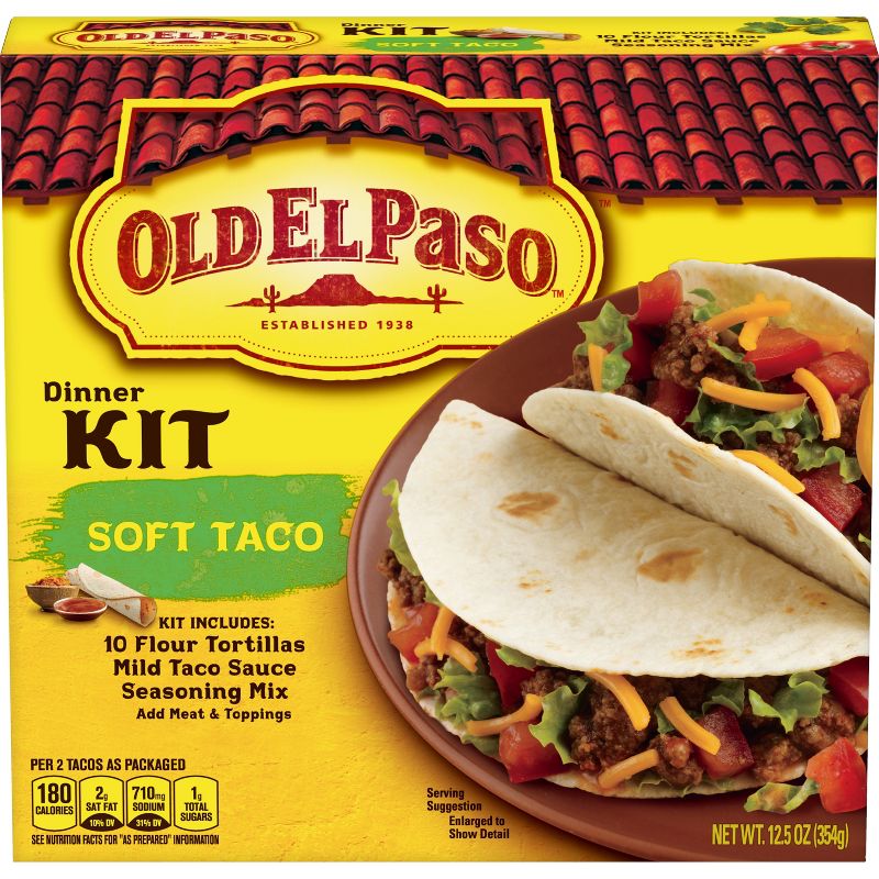 Old El Paso Soft Taco Dinner Kitc - 12.5oz