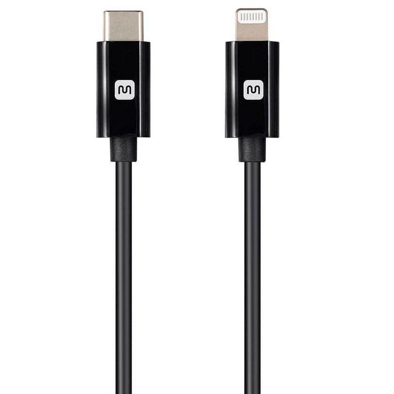 Tripp Lite USB-A to Lightning, USB Micro-B and USB-C Sync/Charge Cable, Black, 6 ft.