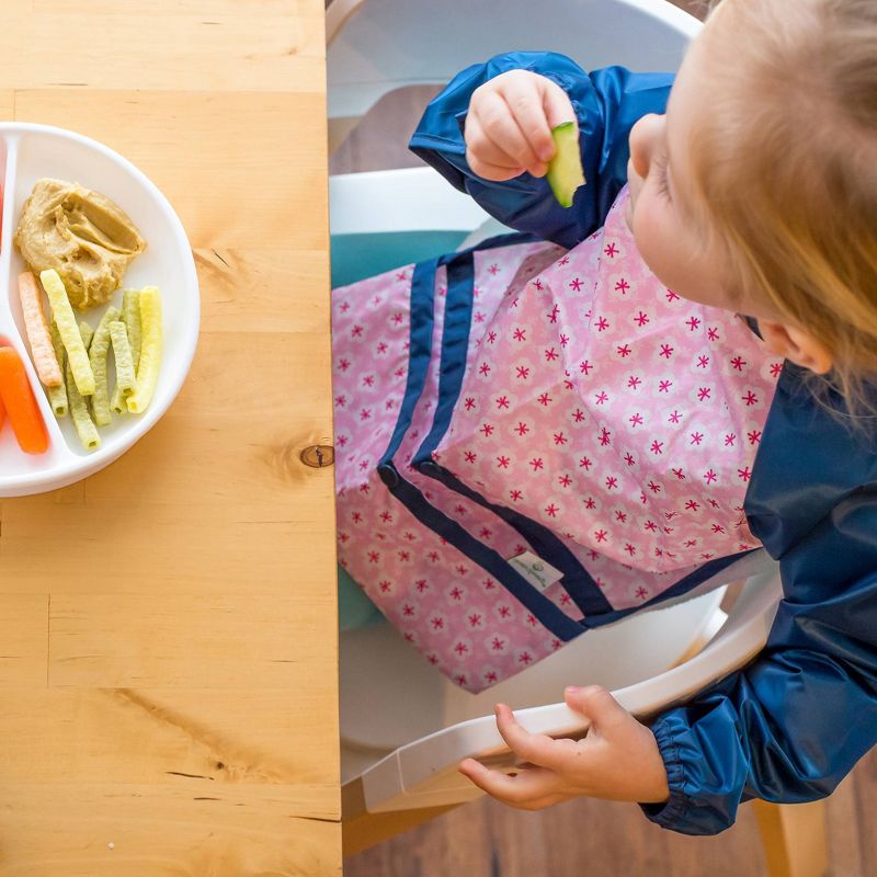 Hudson Baby Unisex Baby Cotton Terry Drooler Bibs with Fiber Filling, Neutral Woodland, One Size