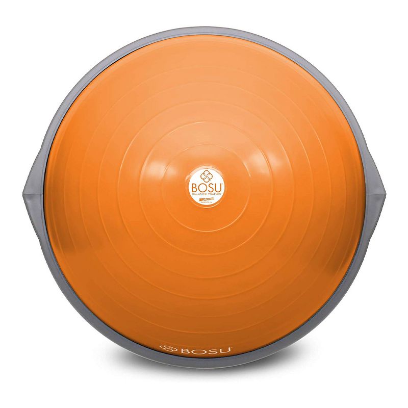 Bosu 72-10850 Home Gym Equipment The Original Balance Trainer 65 cm Diameter, Orange and Gray