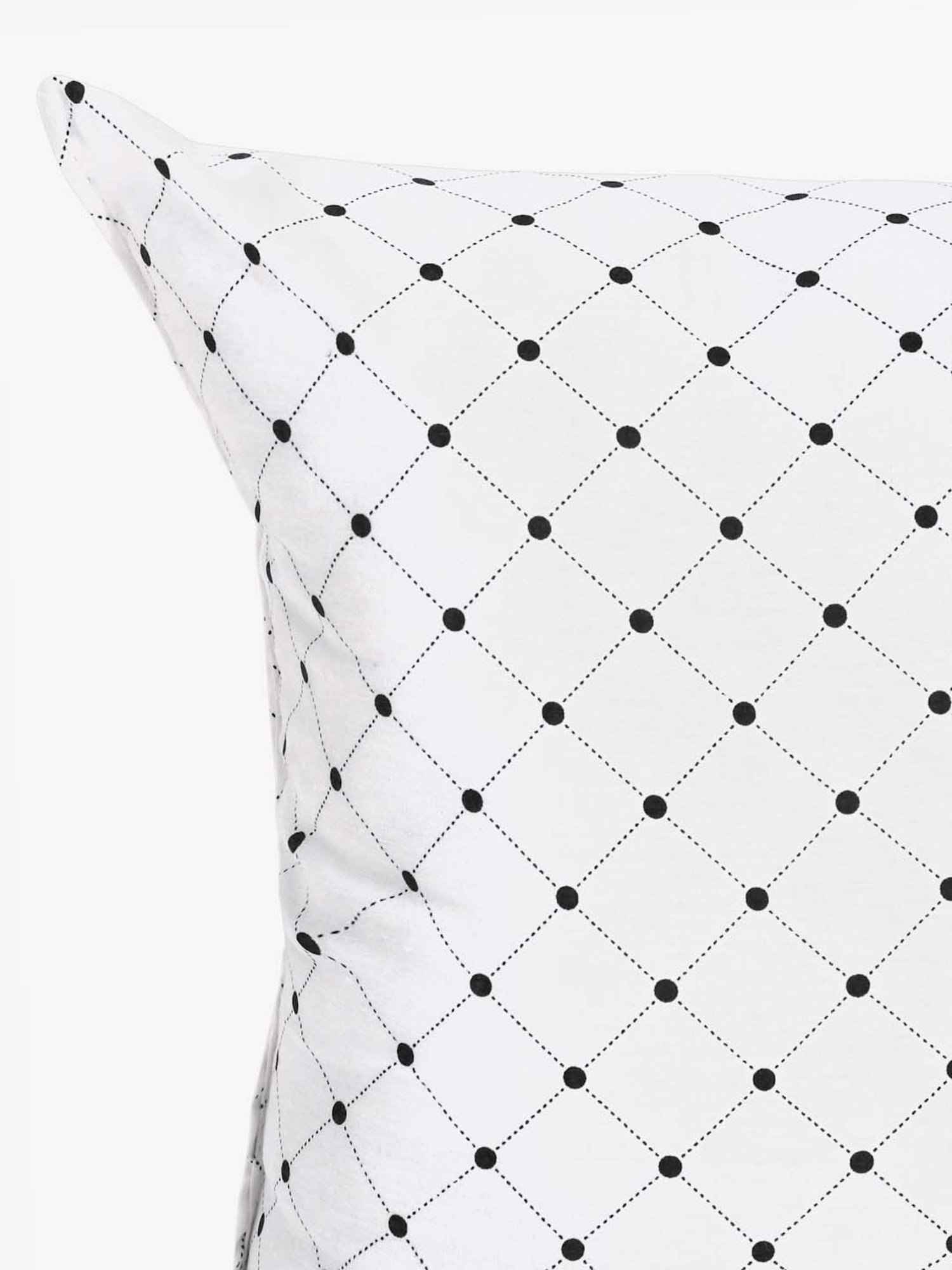 HOSTA HOMES Ultrasonic Abstract Brown 280 TC Polyvelvet Pillow Cover