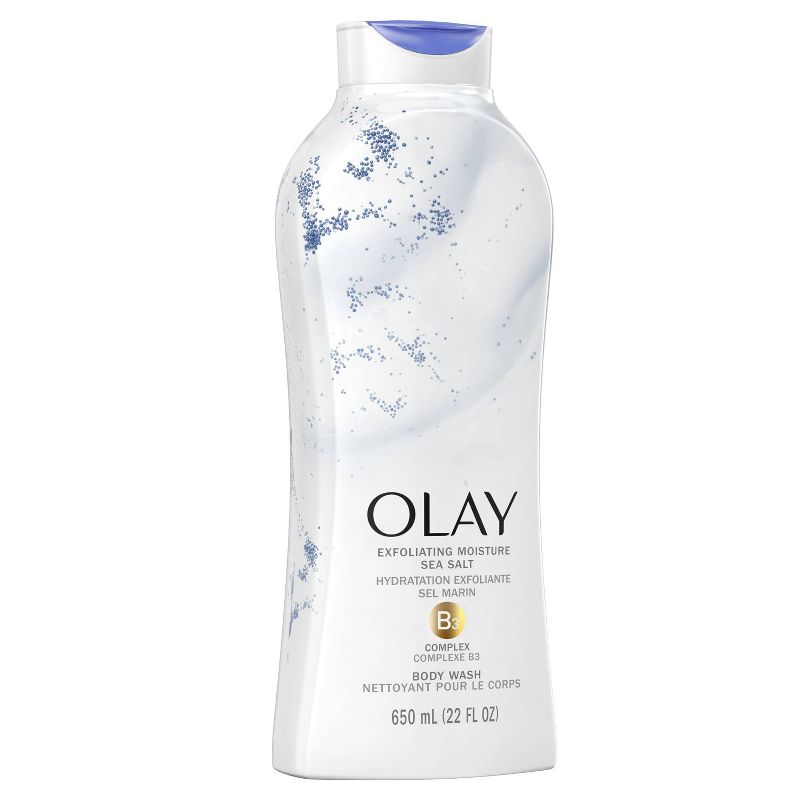 Olay Exfoliating Body Wash with Sea Salts - 22 fl oz