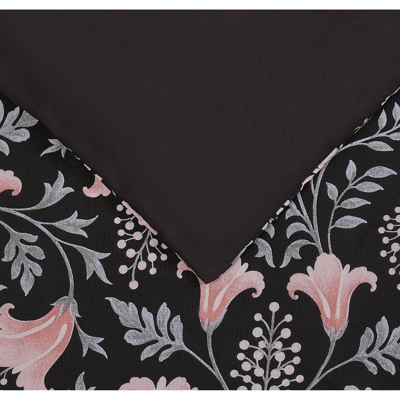 Full/Queen 3pc Galinda Comforter Set Black/Multi - Brooklyn Loom