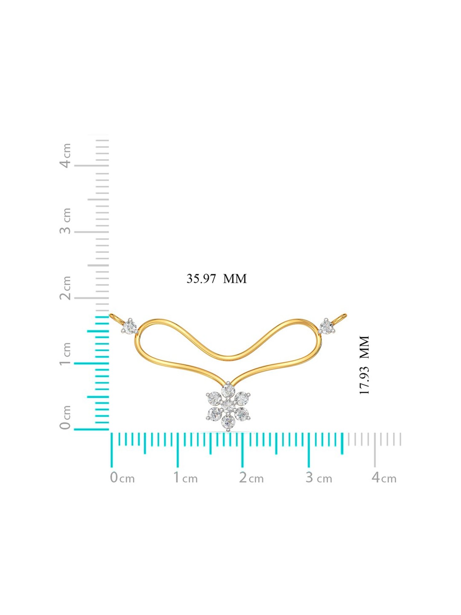 Joyalukkas 18k Gold & Diamond Mangalsutra