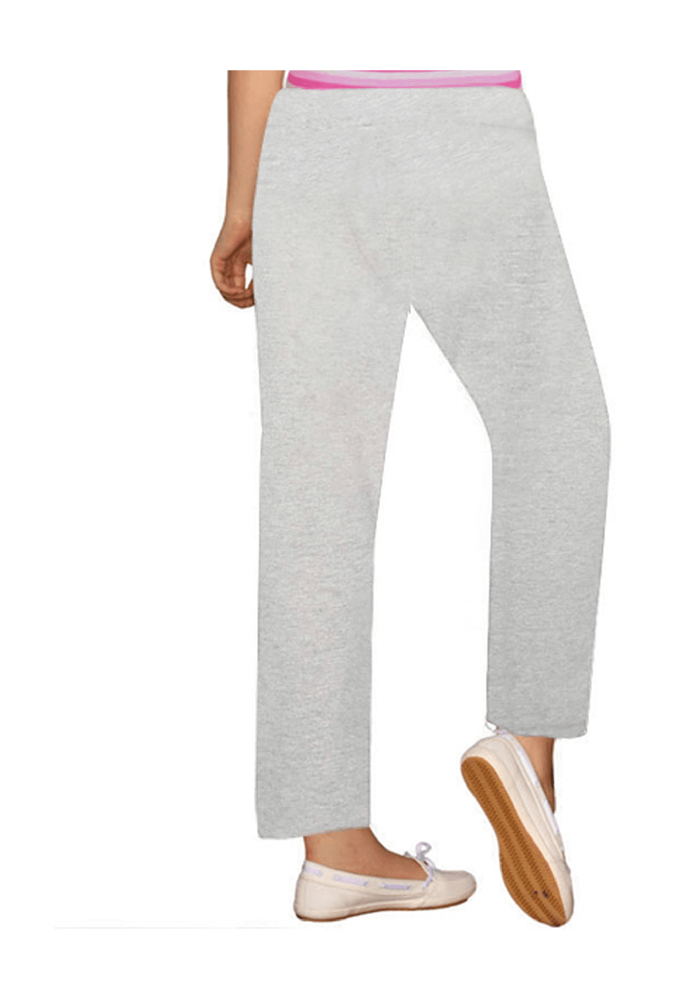 Enamor Grey Textured Pants