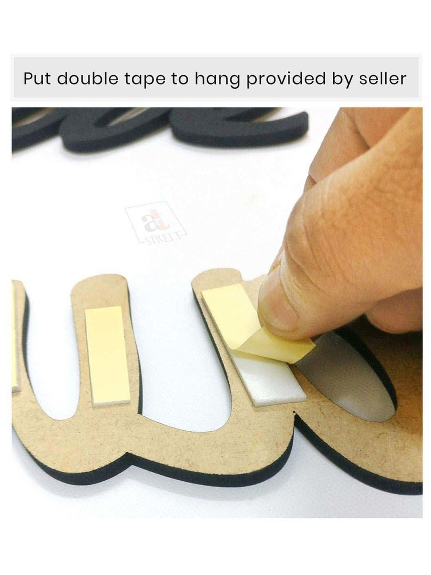 Art Street But First Coffee MDF Black Wood Cutout Ready To Hang Wall Decor