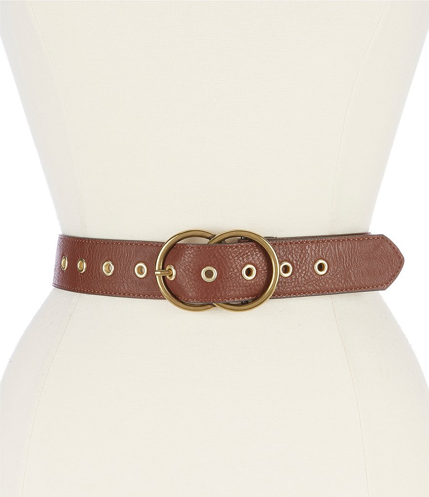 Fashion Focus Double-Circle Buckle Belt