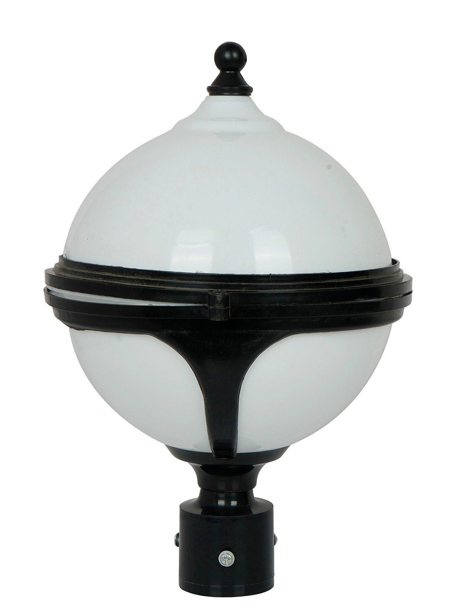 FOS LIGHTING Durable & Easy Care Black Acrylic Globe Gate Light