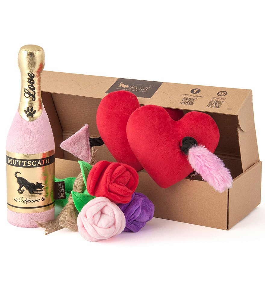 PLAY Pet Lifestyle And You Puppy Love Toy Set, 3-Piece Plush Dog Toys