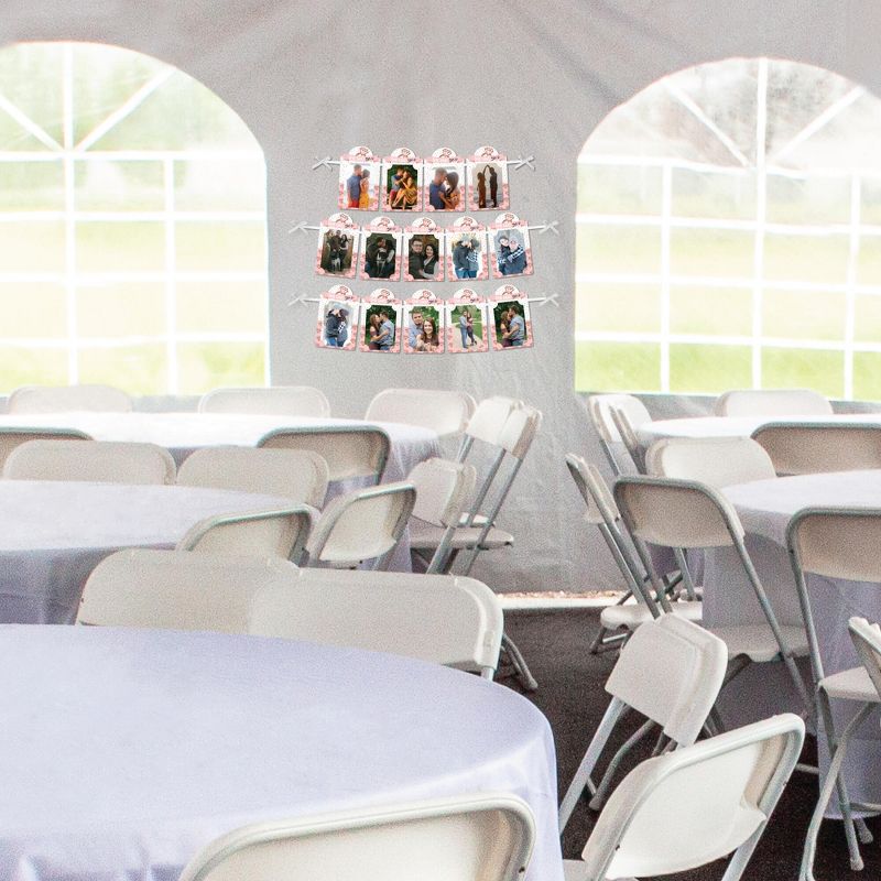 Big Dot of Happiness Bride Squad - DIY Rose Gold Bridal Shower or Bachelorette Party Decor - Picture Display - Photo Banner