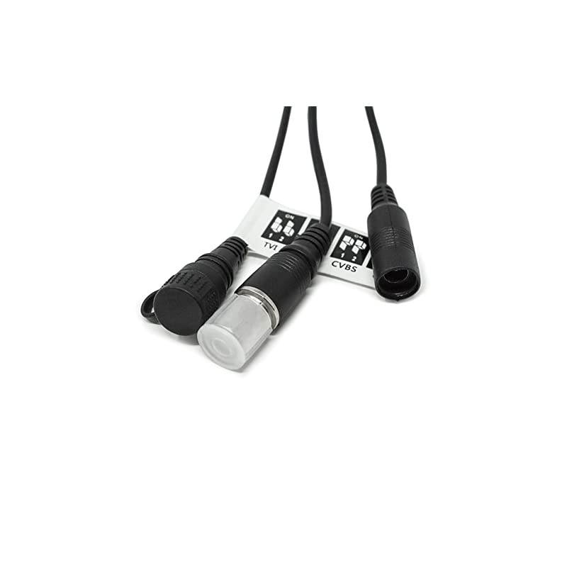 1080P HD 4in1 TVICVIAHD960H IP65 Security Cameras 36mm Lens for HDTVI AHD CVI and CVBS960H Analog DVR with UL Listed Power Supply 1 Camera