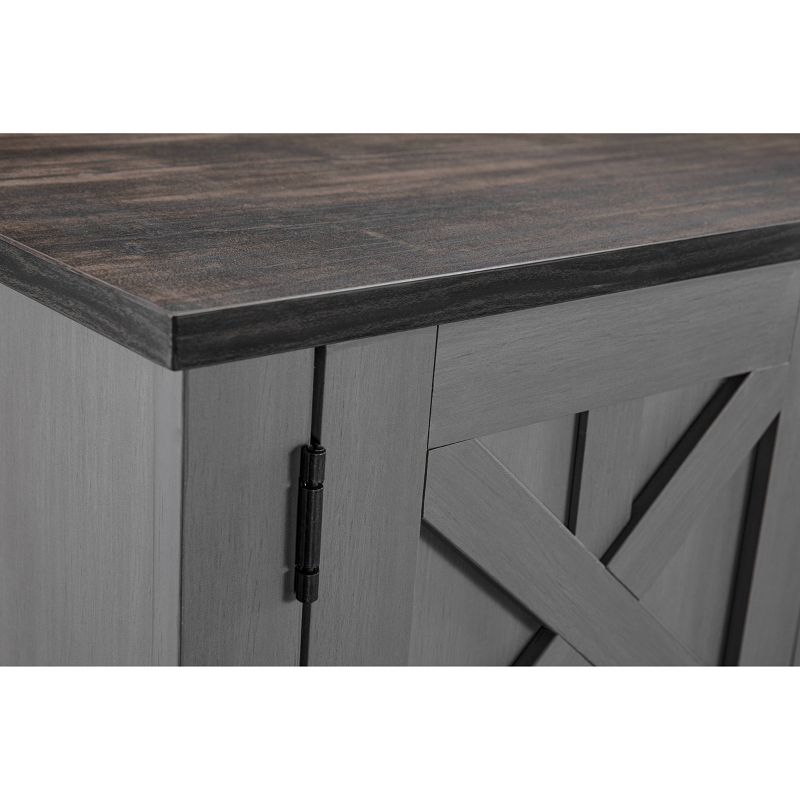 TV Stand for TVs up to 50" Gray - Home Essentials