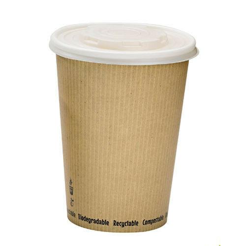 PacknWood 210PLAS32, 32 Oz, Compostable Kraft Ripple Soup Cup (Lids are sold sep