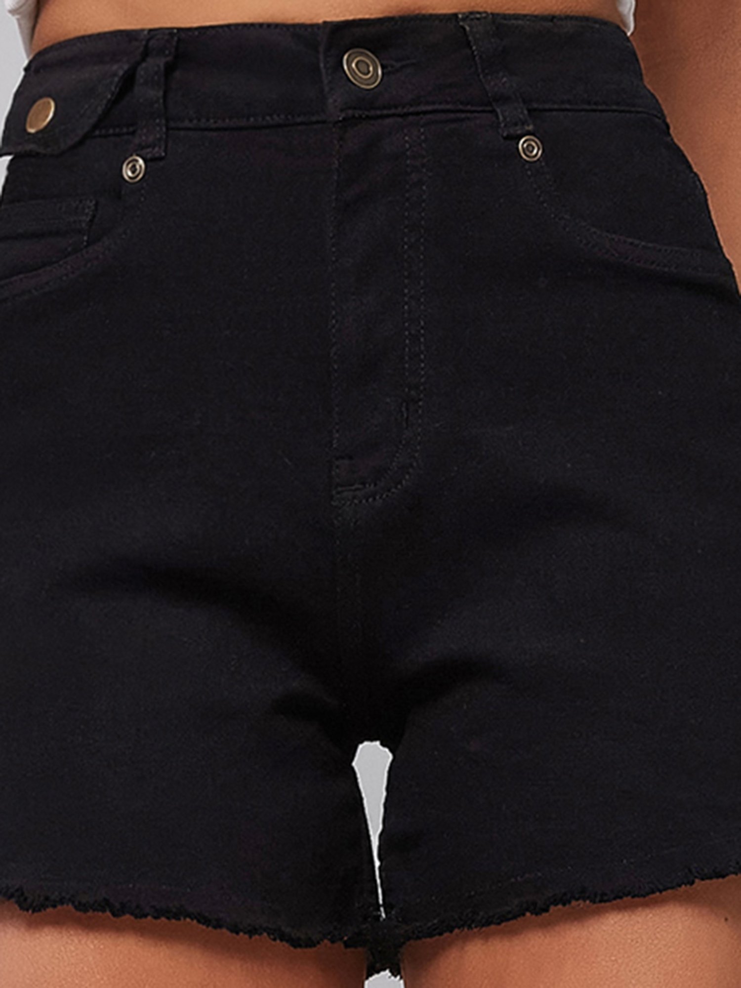 DOLCE CRUDO Black Shorts