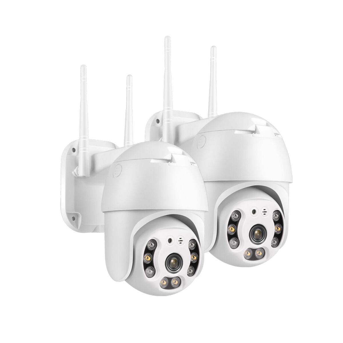 Outdoor Security Camera, Wireless WiFi IP Camera,Motion Detection, auto Tracking, 2.4ghz Two Way Talk, HD 1080P pan Tile Full Color Night Vision Waterproof Outdoor Surveillance TMEZON