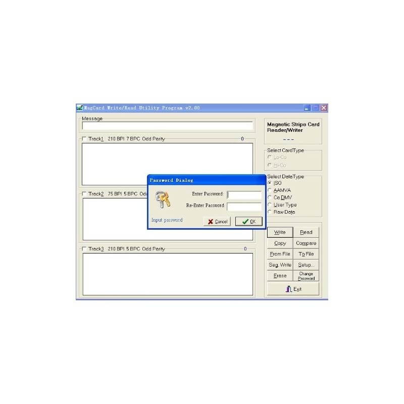 amp 206 Magnetic Card Reader amp Program Software for Windows 98MeXPVistaWindows7 amp 3track version can readwrite all three tracks data 3004000 oe amp Support USB Communication Magnetic Card Reader
