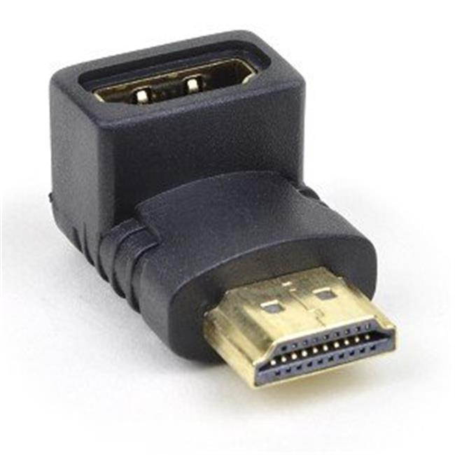 Vibe VA-01-AD HDMI Male to HDMI Female 90-Degree Angle Adapter, Black