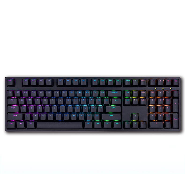 iKBC  F410 108-key RGB Backlit  Cherry MX Switch Mechanical Gaming Keyboard, N-key Rollover, PBT Keycaps