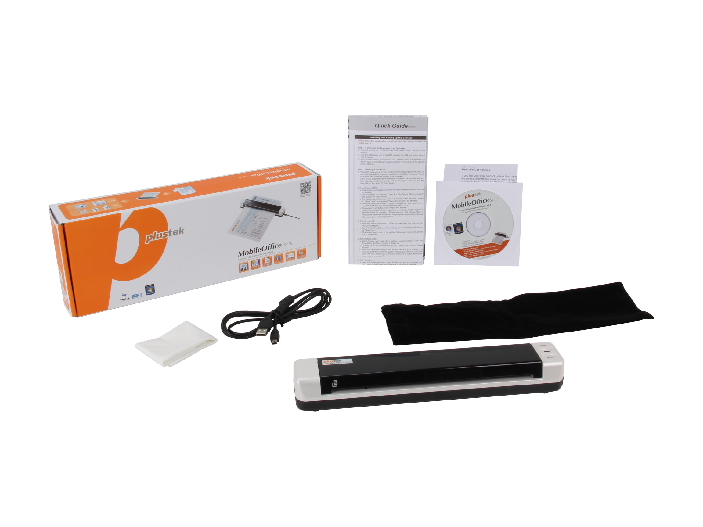 Plustek MobileOffice S410 Mobile Scanner