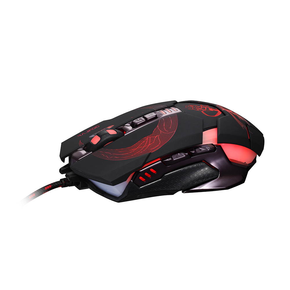 HXSJ Ergonomic Optical Office 2.4G Wireless Gaming Mouse Mice Adjustable 2400 DPI with 6 Buttons for Laptop PC Notebook Computer