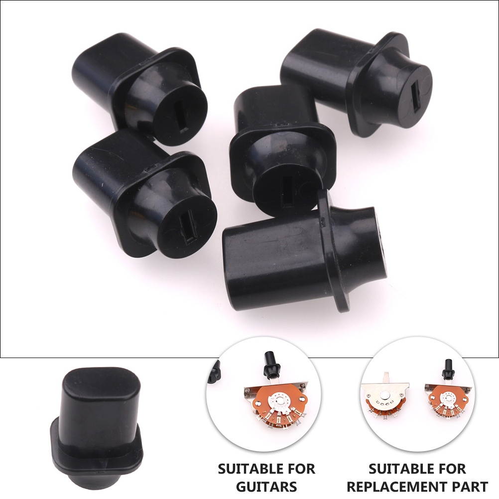 10PCS 5 Way Replacement Toggle Switch Knob Electric Guitar Switch Tip Guitar Switch Cap